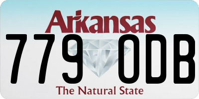AR license plate 779ODB