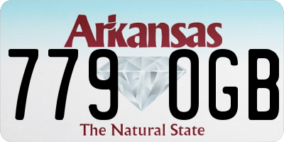 AR license plate 779OGB