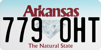 AR license plate 779OHT