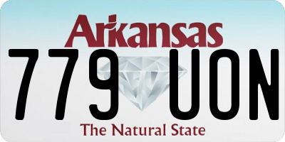 AR license plate 779UON