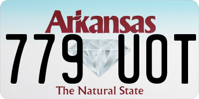 AR license plate 779UOT