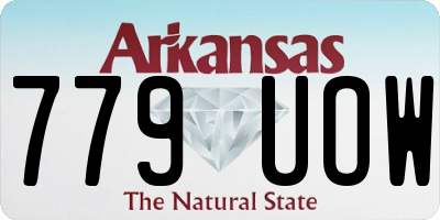 AR license plate 779UOW