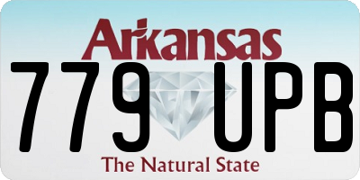 AR license plate 779UPB