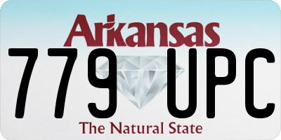 AR license plate 779UPC
