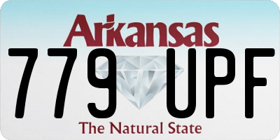 AR license plate 779UPF