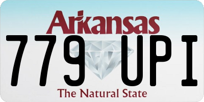 AR license plate 779UPI