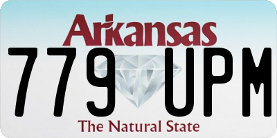 AR license plate 779UPM