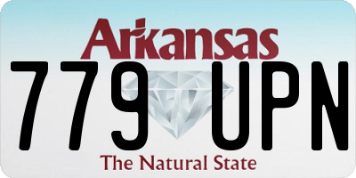 AR license plate 779UPN