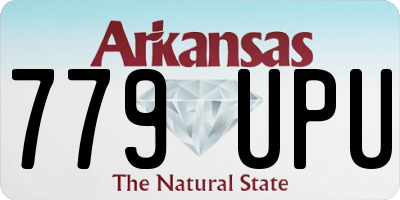 AR license plate 779UPU