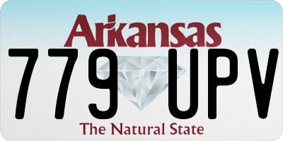 AR license plate 779UPV