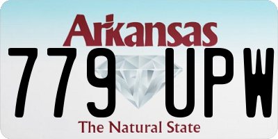 AR license plate 779UPW