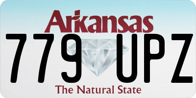 AR license plate 779UPZ