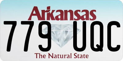 AR license plate 779UQC