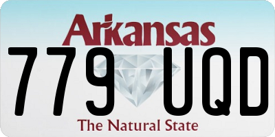 AR license plate 779UQD