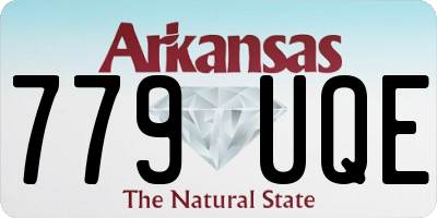 AR license plate 779UQE