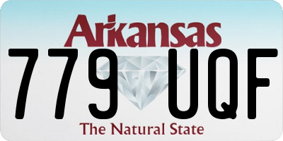 AR license plate 779UQF