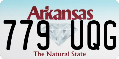 AR license plate 779UQG