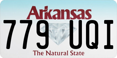 AR license plate 779UQI