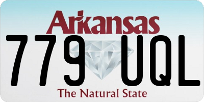 AR license plate 779UQL
