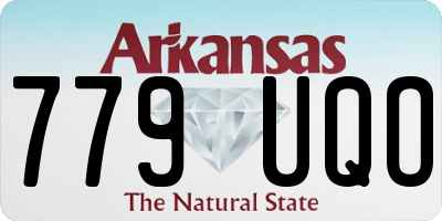 AR license plate 779UQO