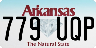 AR license plate 779UQP