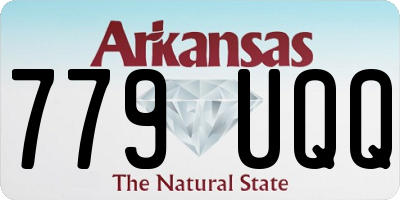 AR license plate 779UQQ