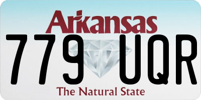 AR license plate 779UQR
