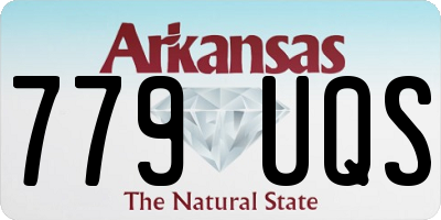 AR license plate 779UQS