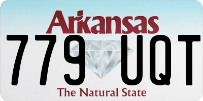 AR license plate 779UQT