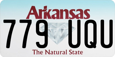 AR license plate 779UQU