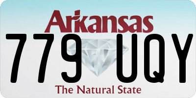 AR license plate 779UQY