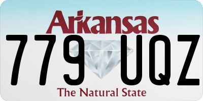AR license plate 779UQZ