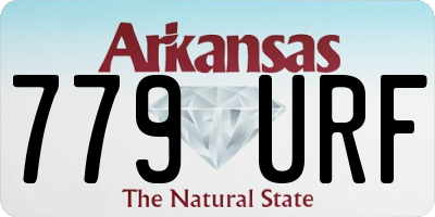 AR license plate 779URF