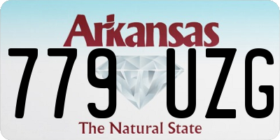 AR license plate 779UZG