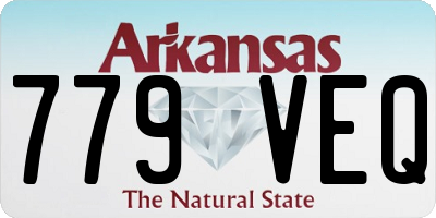 AR license plate 779VEQ