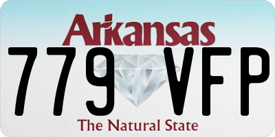 AR license plate 779VFP