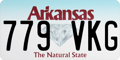 AR license plate 779VKG