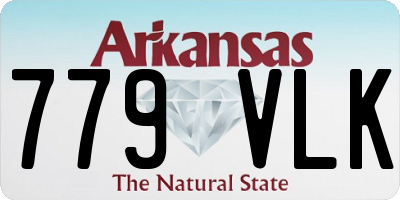 AR license plate 779VLK