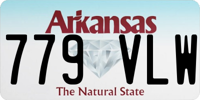 AR license plate 779VLW