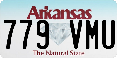 AR license plate 779VMU