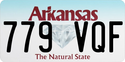 AR license plate 779VQF
