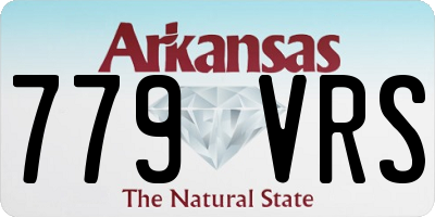 AR license plate 779VRS