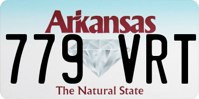 AR license plate 779VRT