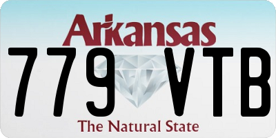 AR license plate 779VTB