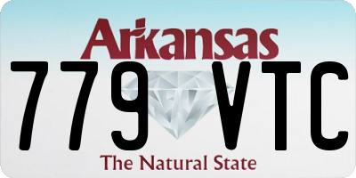 AR license plate 779VTC