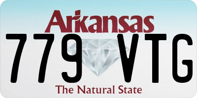 AR license plate 779VTG