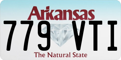 AR license plate 779VTI