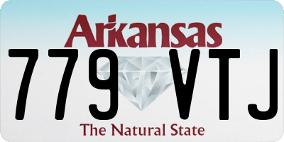 AR license plate 779VTJ