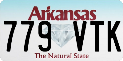 AR license plate 779VTK