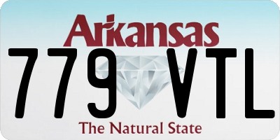 AR license plate 779VTL